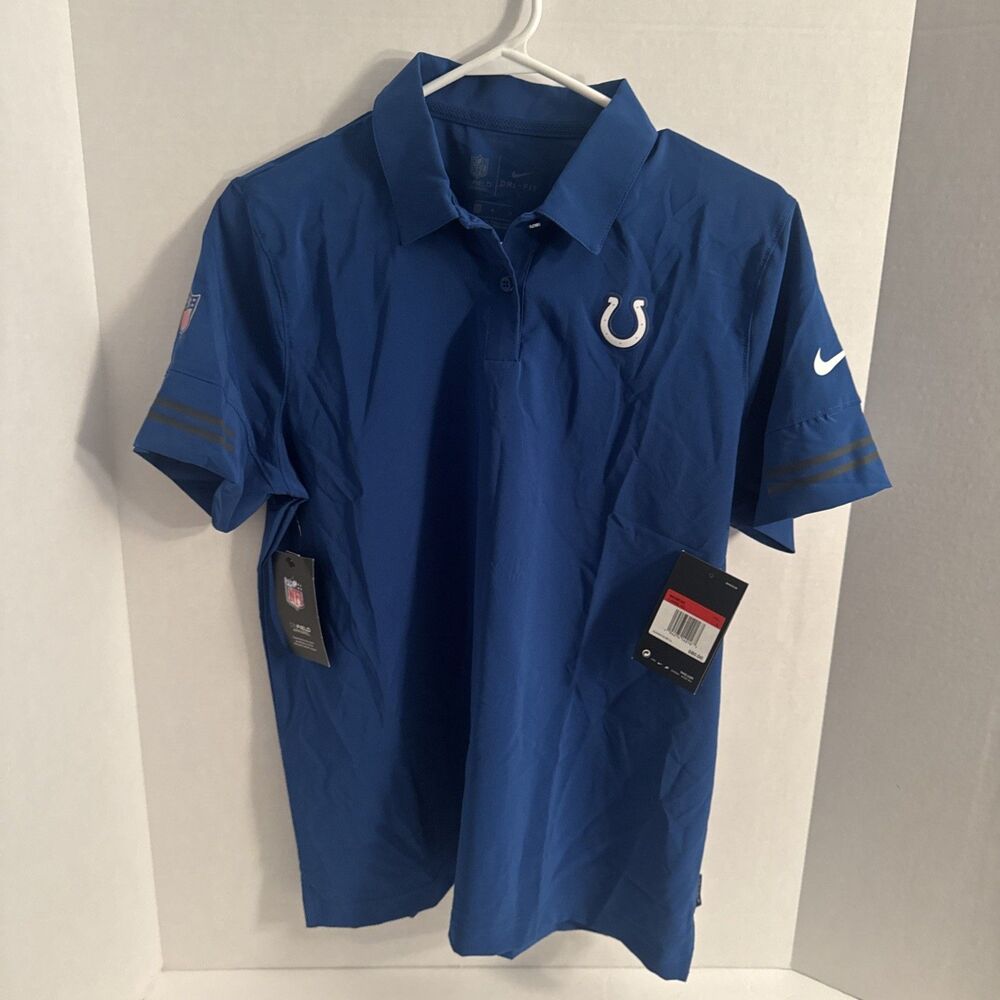 Indianapolis Colts Nike NFL On Field Dri-Fit Polo Women's Size Large NWT